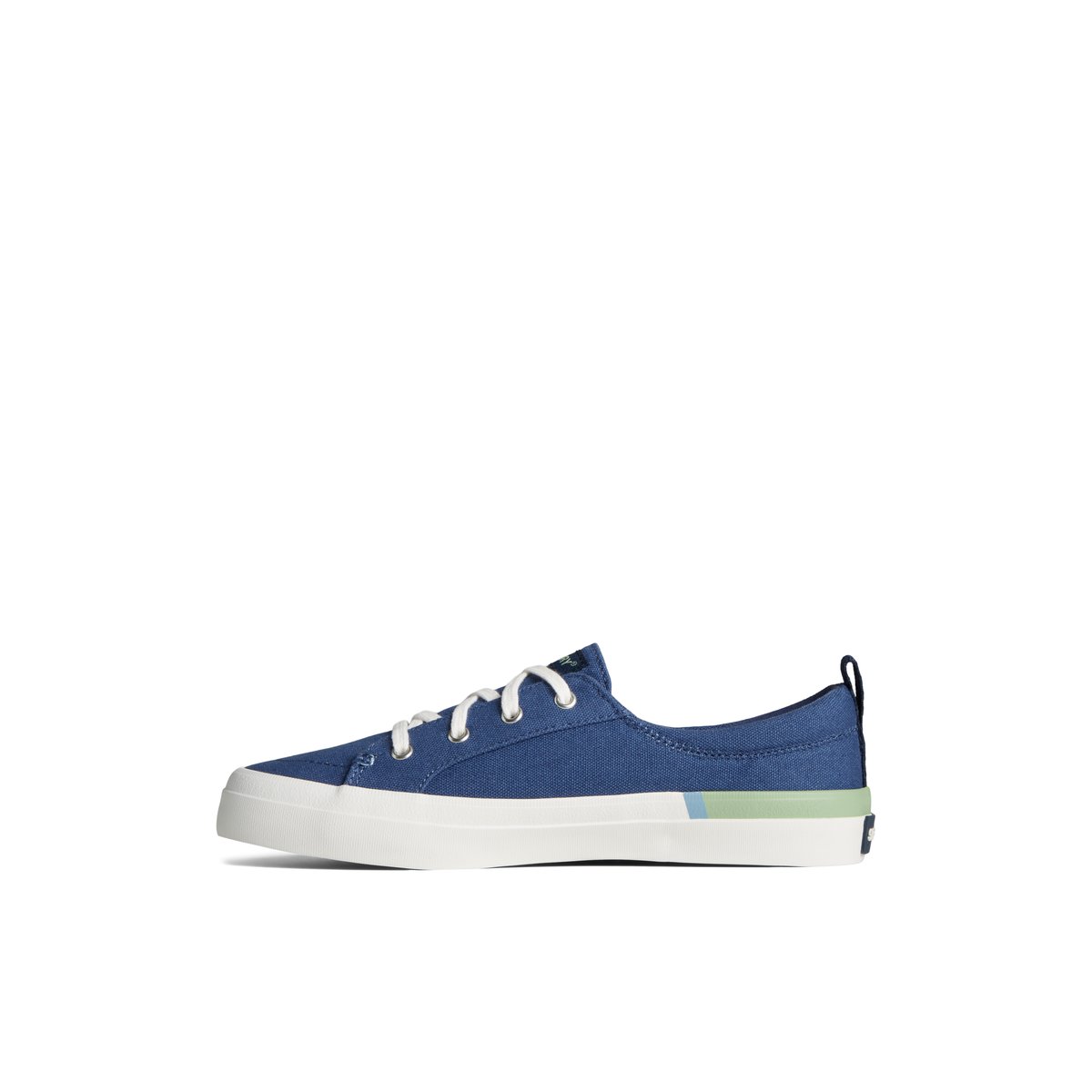 Crest Vibe Stripe Sneaker Blue Women s SeaCycled Sperry US