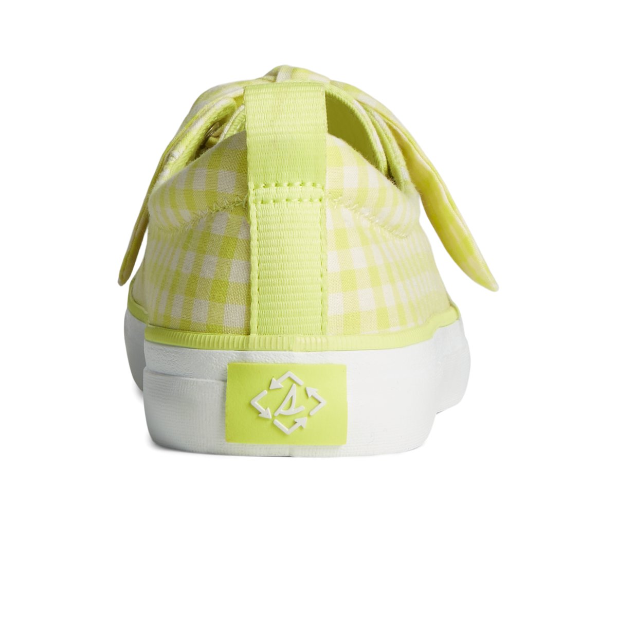 Crest Vibe Gingham Sneaker Light Green Women s Crest Vibe Sperry US