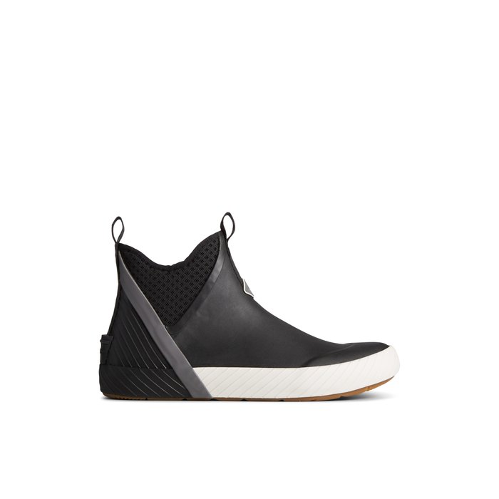 sperry duck boots all black