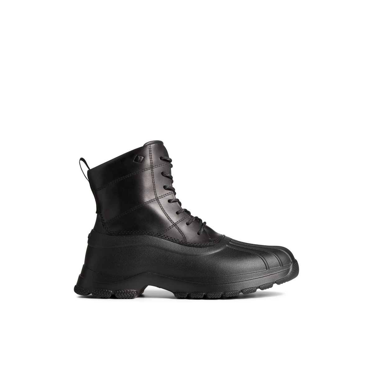 Duck Float Lace Up Boot Black Men s Boots Sperry Canada
