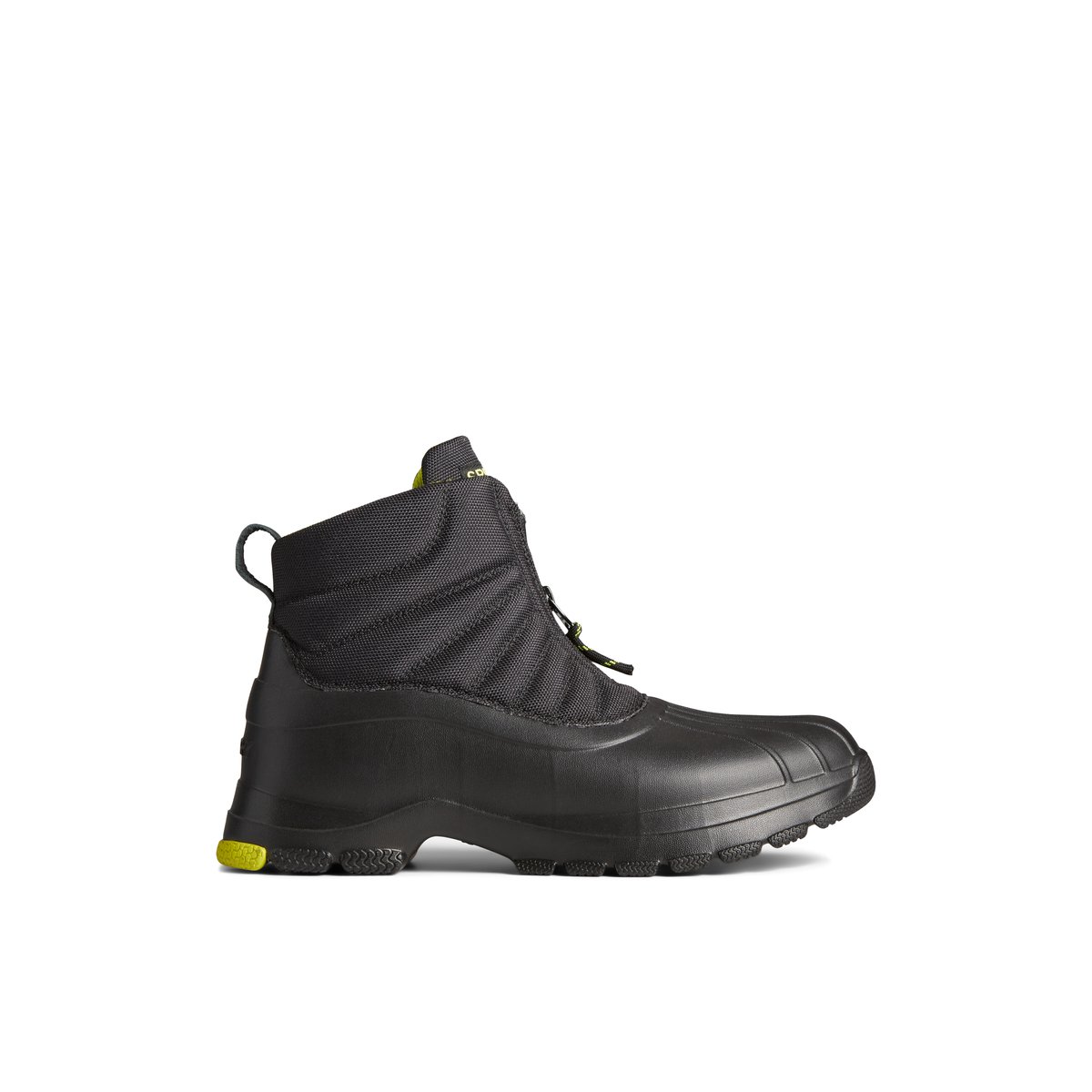 Mens duck boots with zipper hot sale