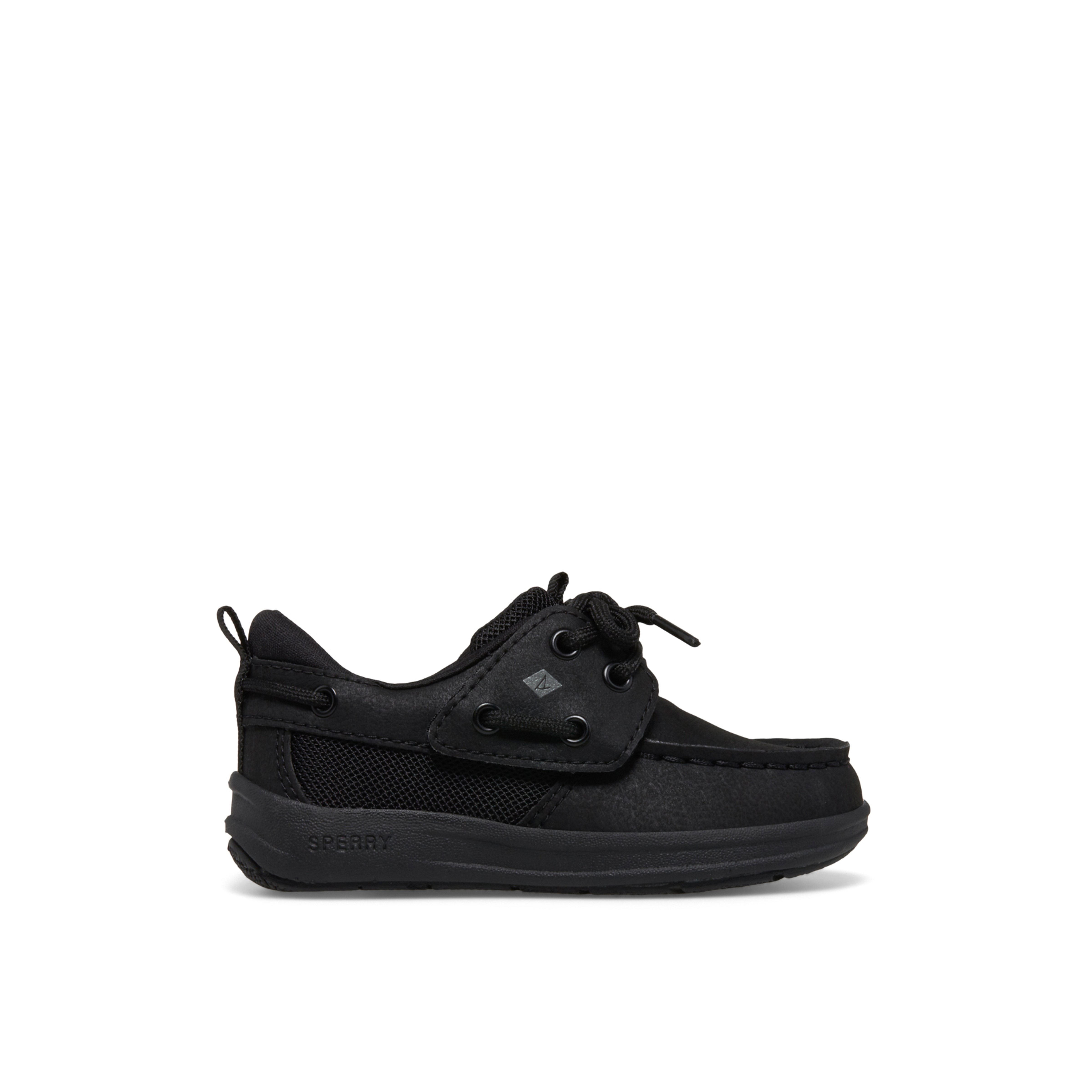 Fairwater PLUSHWAVE Jr Boat Shoe Black Kids Boat Shoes Sperry US