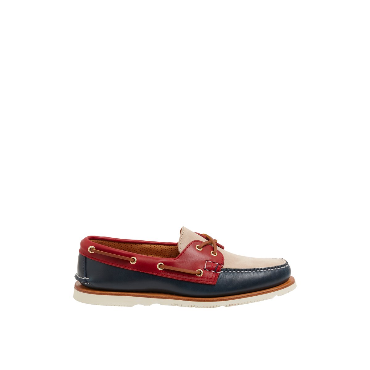 Gold Cup Authentic Original Handcrafted in Maine Tri Tone Boat Shoe Red Men s Gold Cup Luxury Sperry US