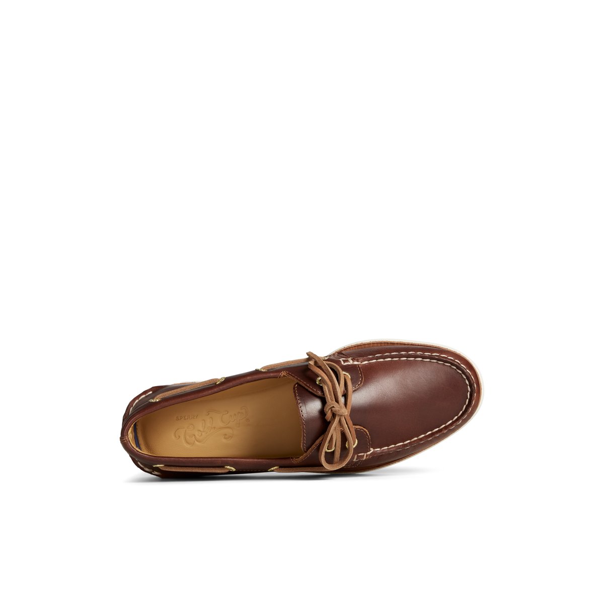Gold Cup Authentic Original Orleans Leather Boat Shoe Medium Beige Men s Men Sperry US