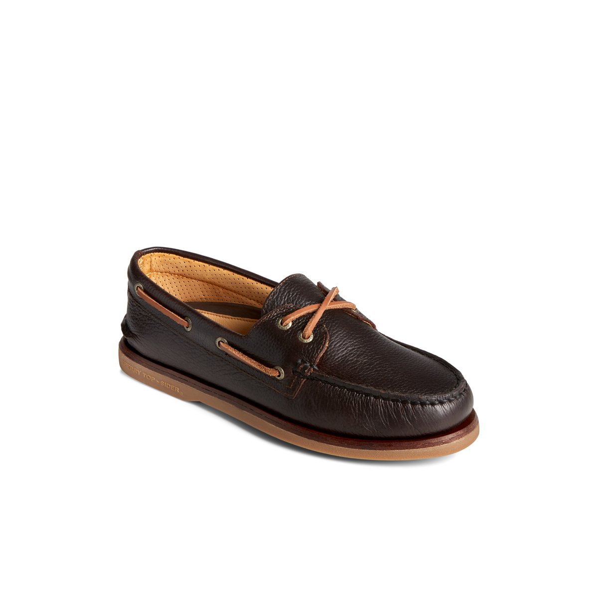 Gold Cup Authentic Original Tumbled Boat Shoe Brown Men s Gold Cup Luxury Sperry US