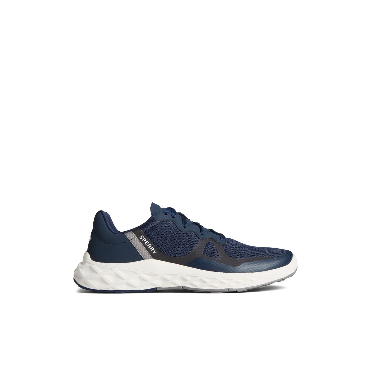 SeaCycled Headsail Sneaker Navy Textile Mesh Men s Sneakers Sperry US