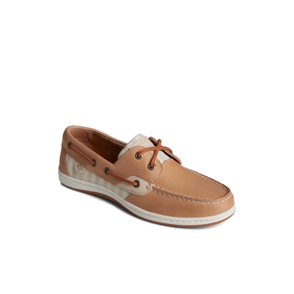 Koifish Stripe Boat Shoe Medium Beige Women s Women Sperry US