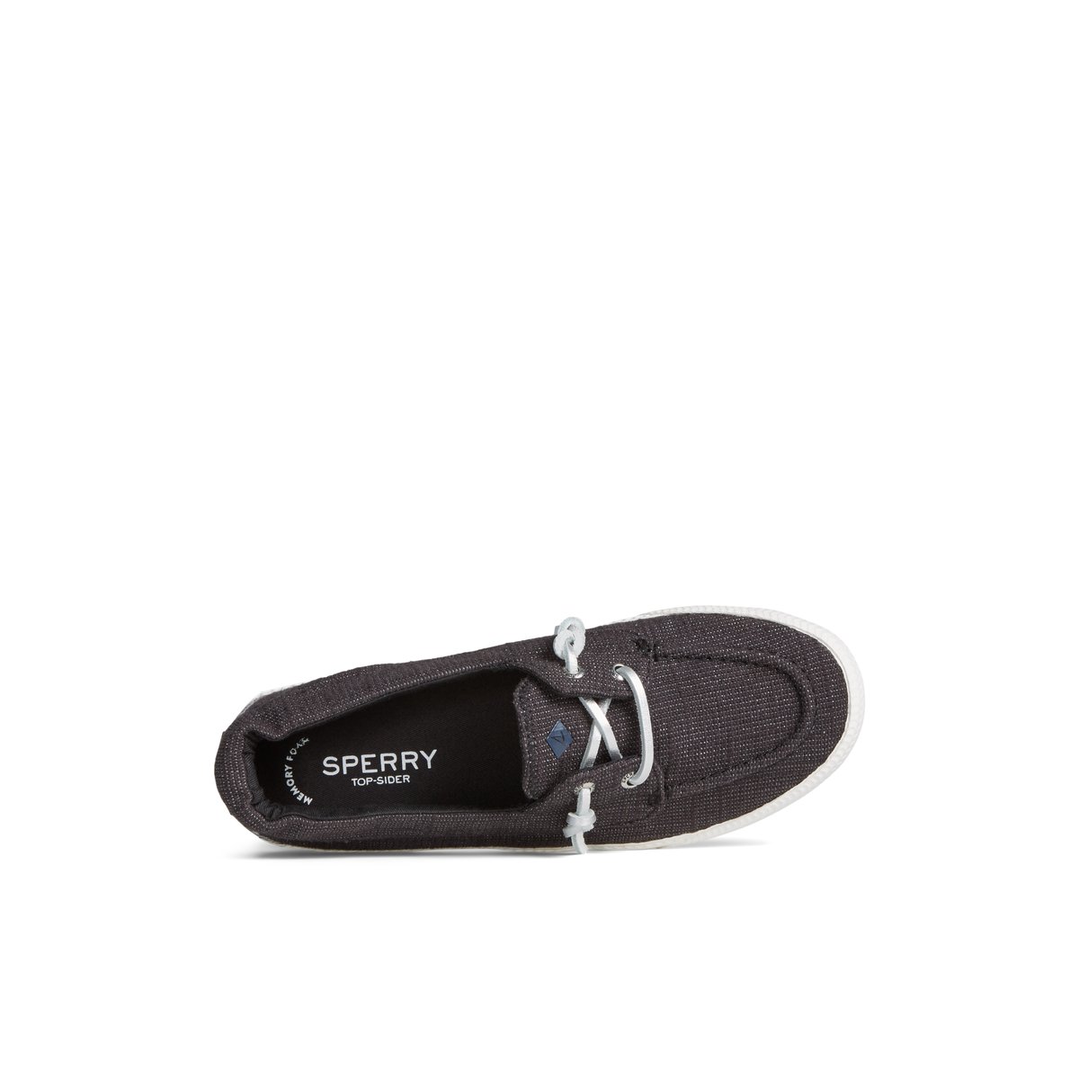 Lounge Away II Shimmer Sneaker Black Women s Sneakers Sperry US