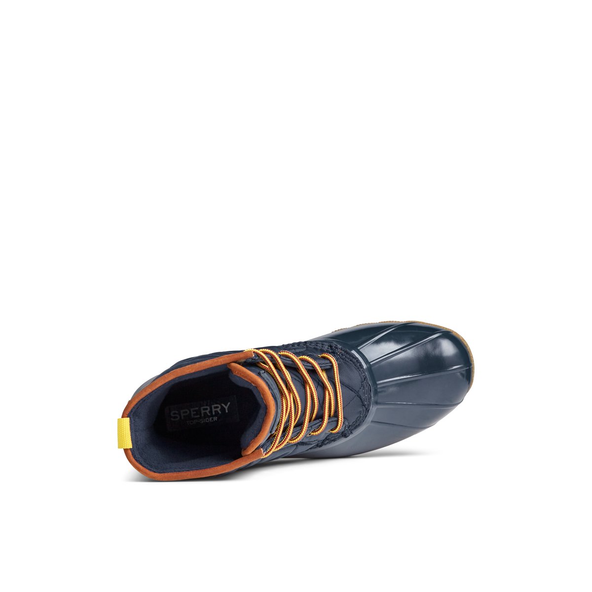 Sperry duck boots navy blue best sale