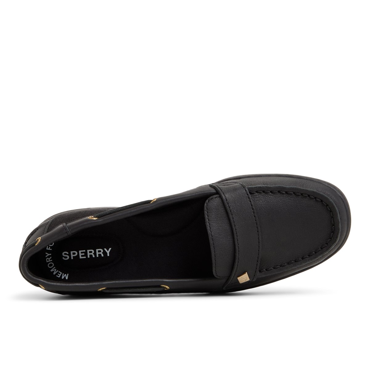未使用級☆SPERRY TOP-SIDER レザーモカシン 撥水 ブラック Minnowfish_wm Black Women's Leather | Sperry US
