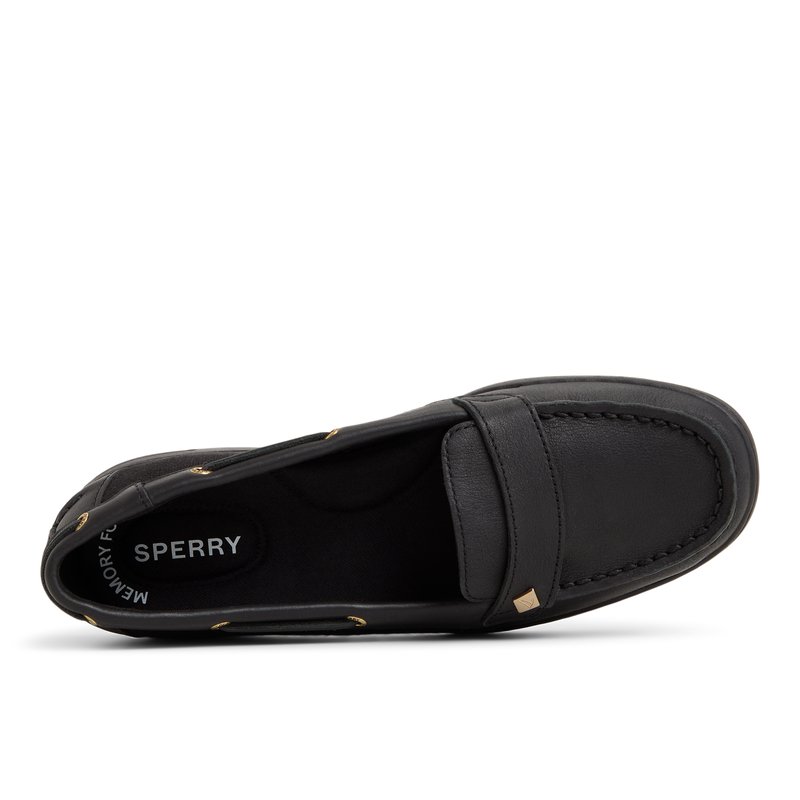 Minnowfish_wm Black Women's Leather | Sperry US