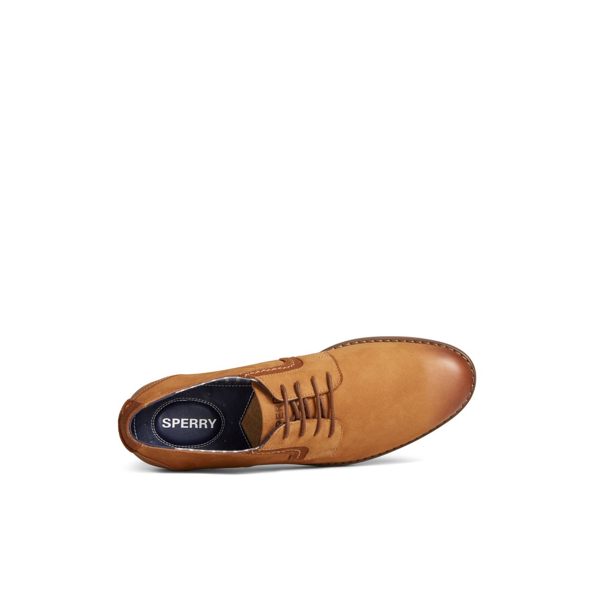 Newman Oxford Dress Shoe Medium Beige Leather Nubuck Men s Loafers Oxfords Sperry US