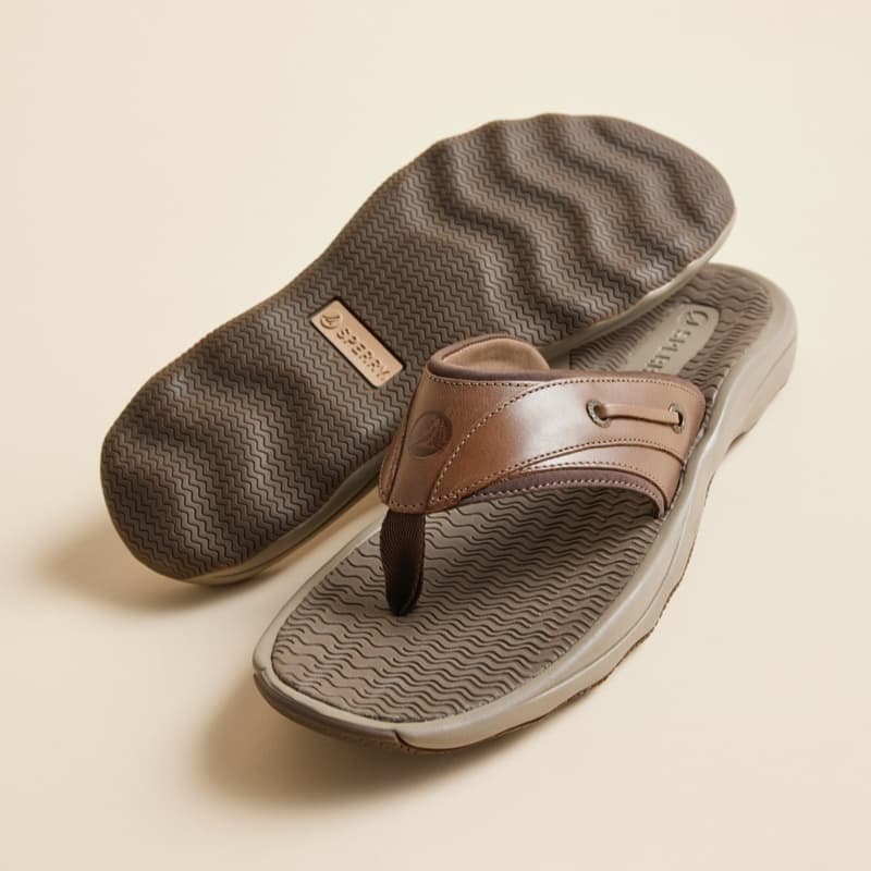 Outer Banks Flip Flop Brown Men s Sandals Sperry US