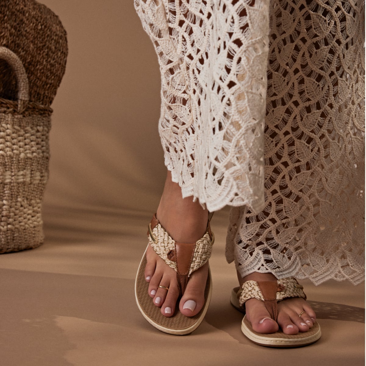 Parrotfish Sandal Natural Women s Sandals Sperry US