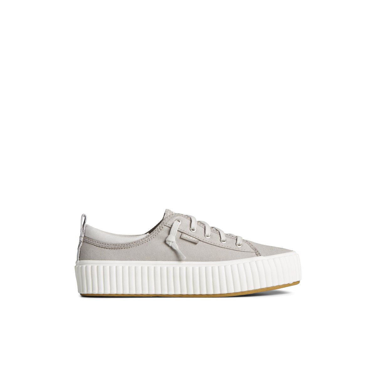 Pier Wave Platform Lace Up Sneaker Grey Women s Sneakers Sperry US