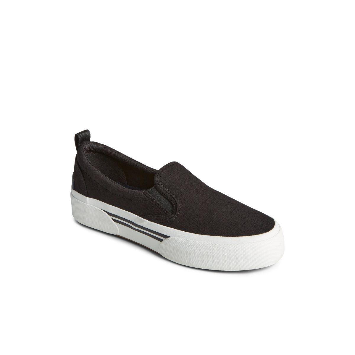 Pier Wave Platform Slip On Sneaker Black Women s Sneakers Sperry US