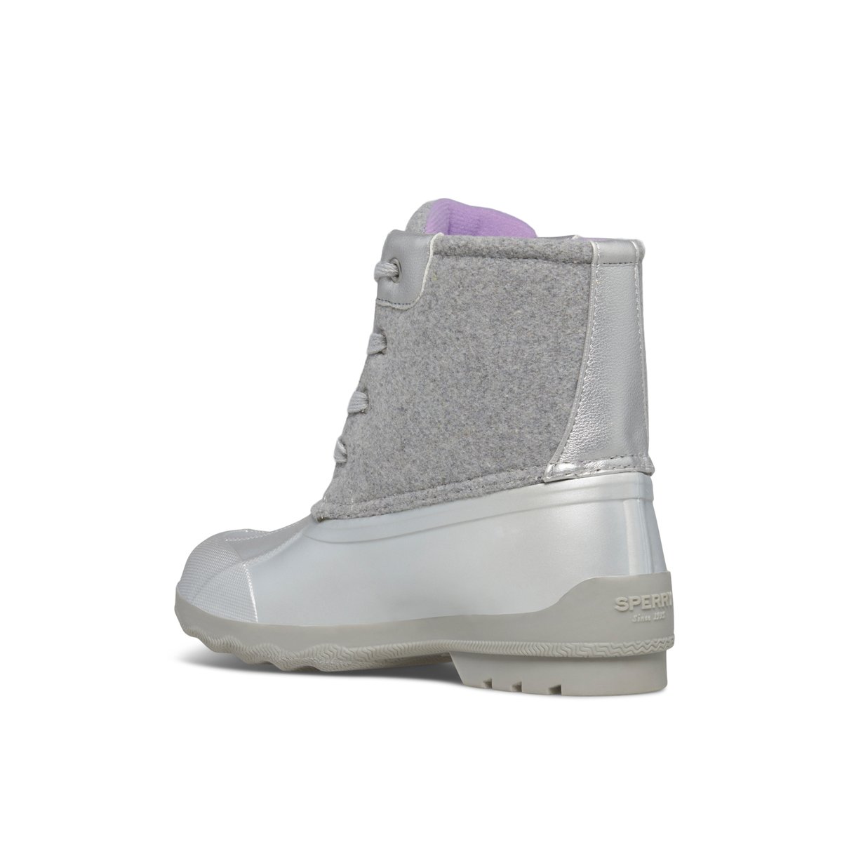 Kids Sperry Top Sider Port Boot Grey Size 5