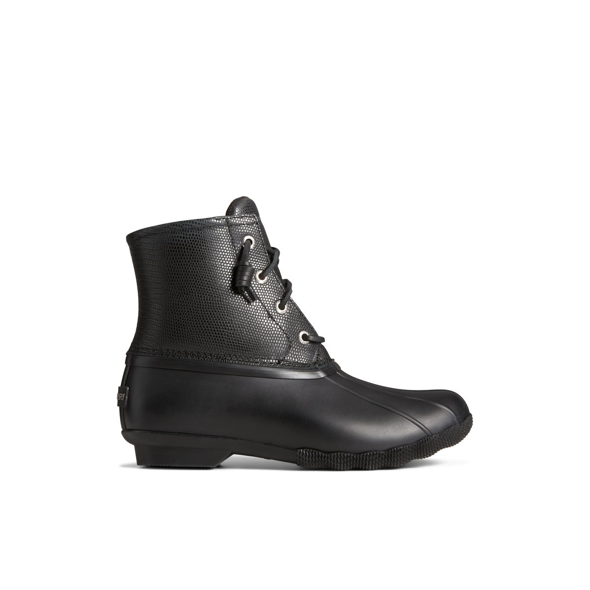 Sperry sweetwater duck boots black online