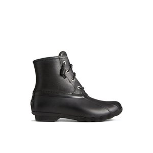 Sperry black saltwater duck boots deals