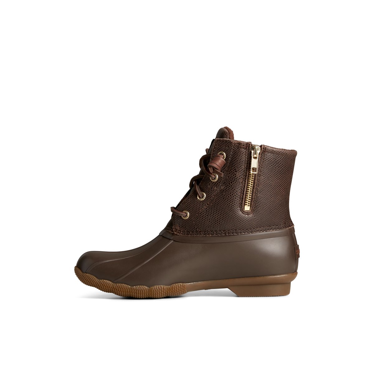 Saltwater Duck Boot Medium Brown Women s Duck Rain Boots Sperry US