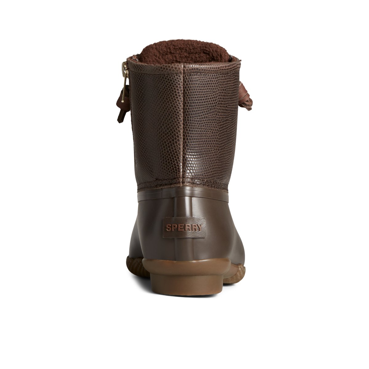 Saltwater Duck Boot Medium Brown Women s Duck Rain Boots Sperry US