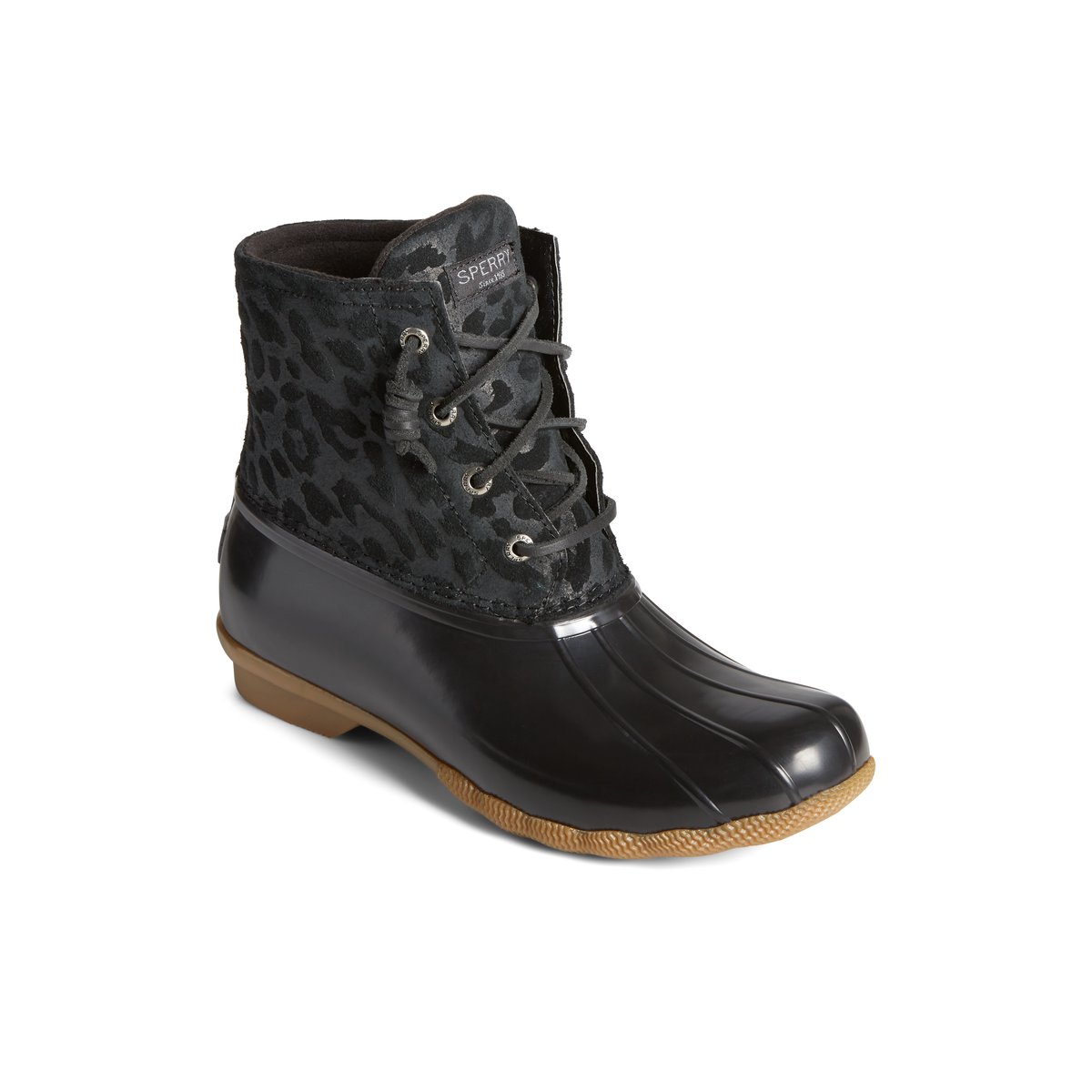 Sperry black booties store