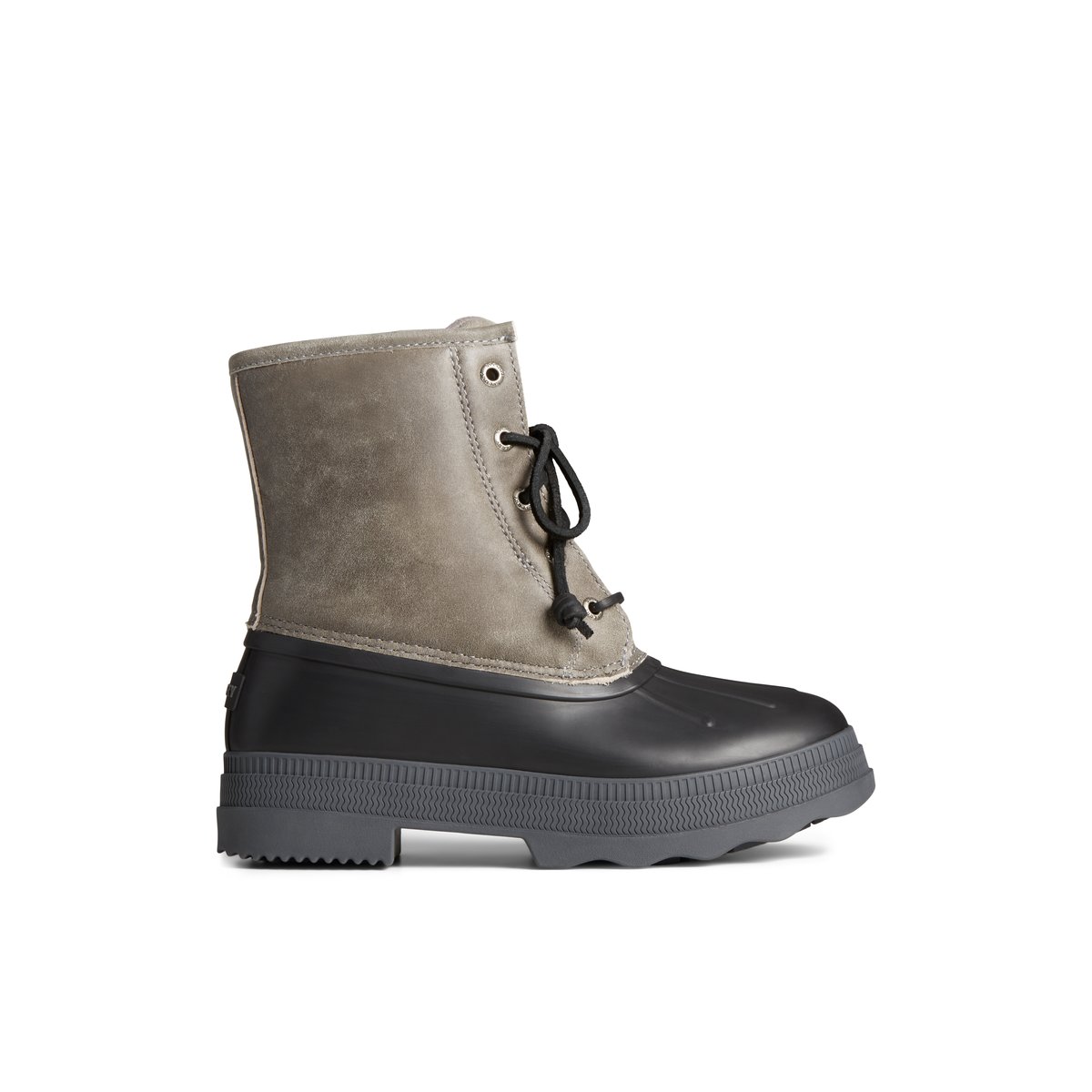 Wool Boots Sperry Saltwater Duck Boots Dark Grey Shop Women's