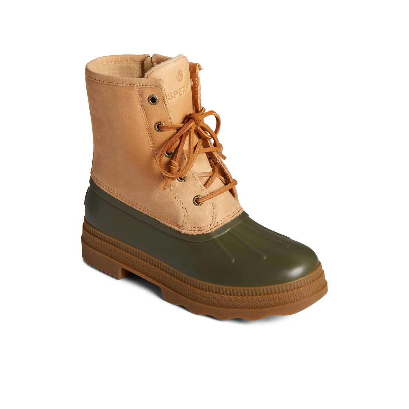 sperry duck boots women green