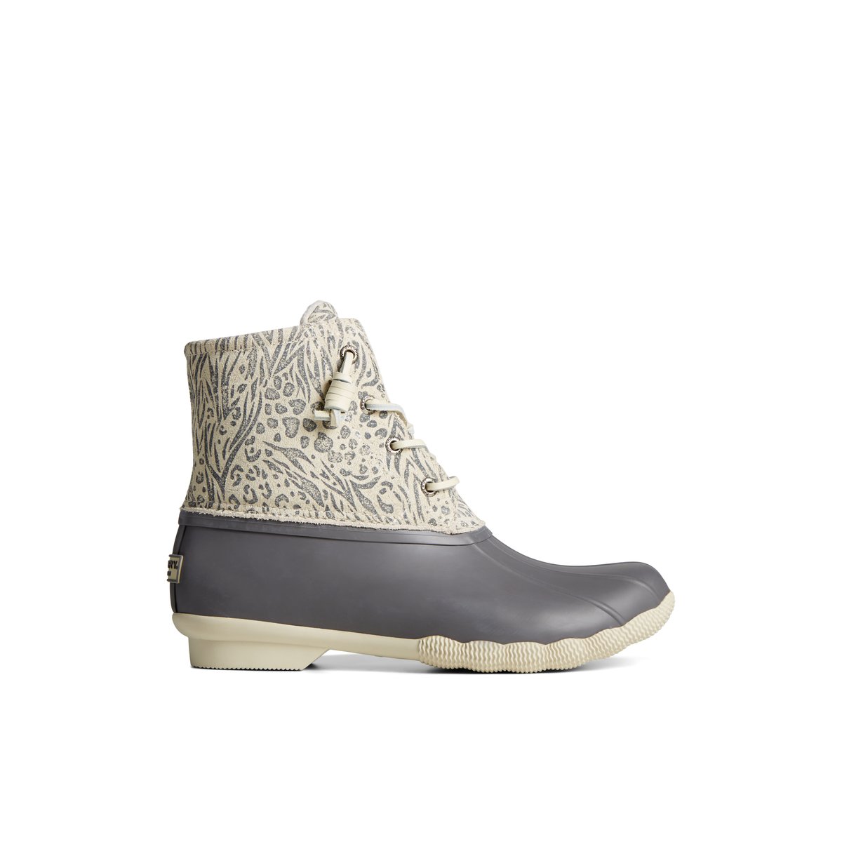 Sperry hotsell saltwater grey duck boots - Official Online Store