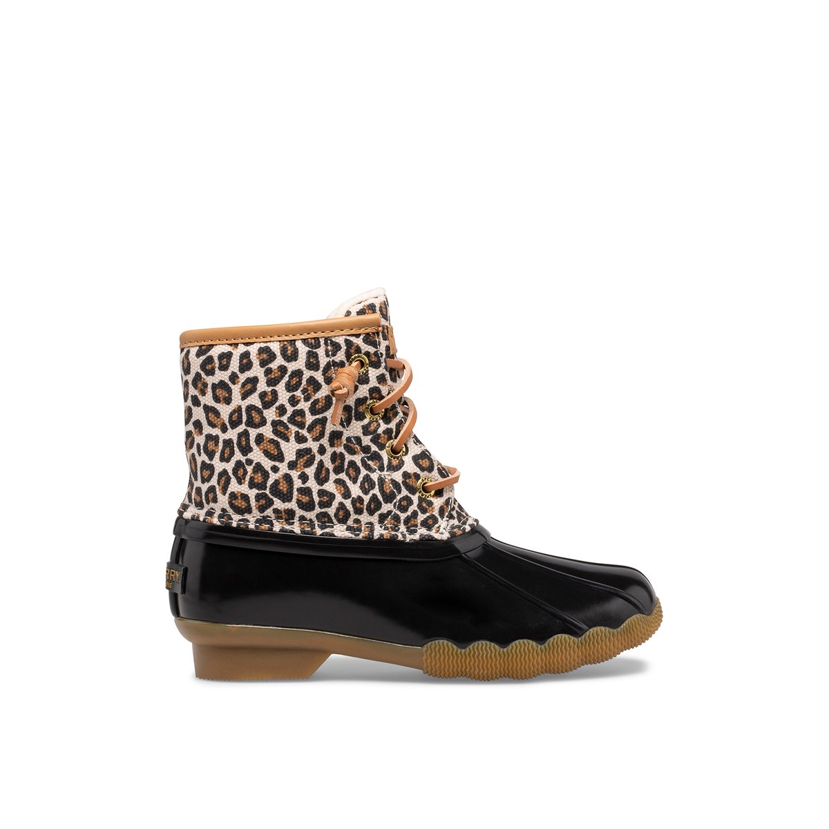 Sperry duck boots gold on sale