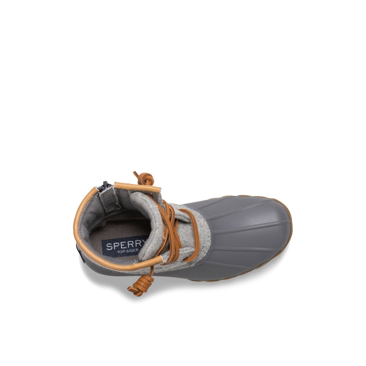 Sperry saltwater duck boot grey on sale