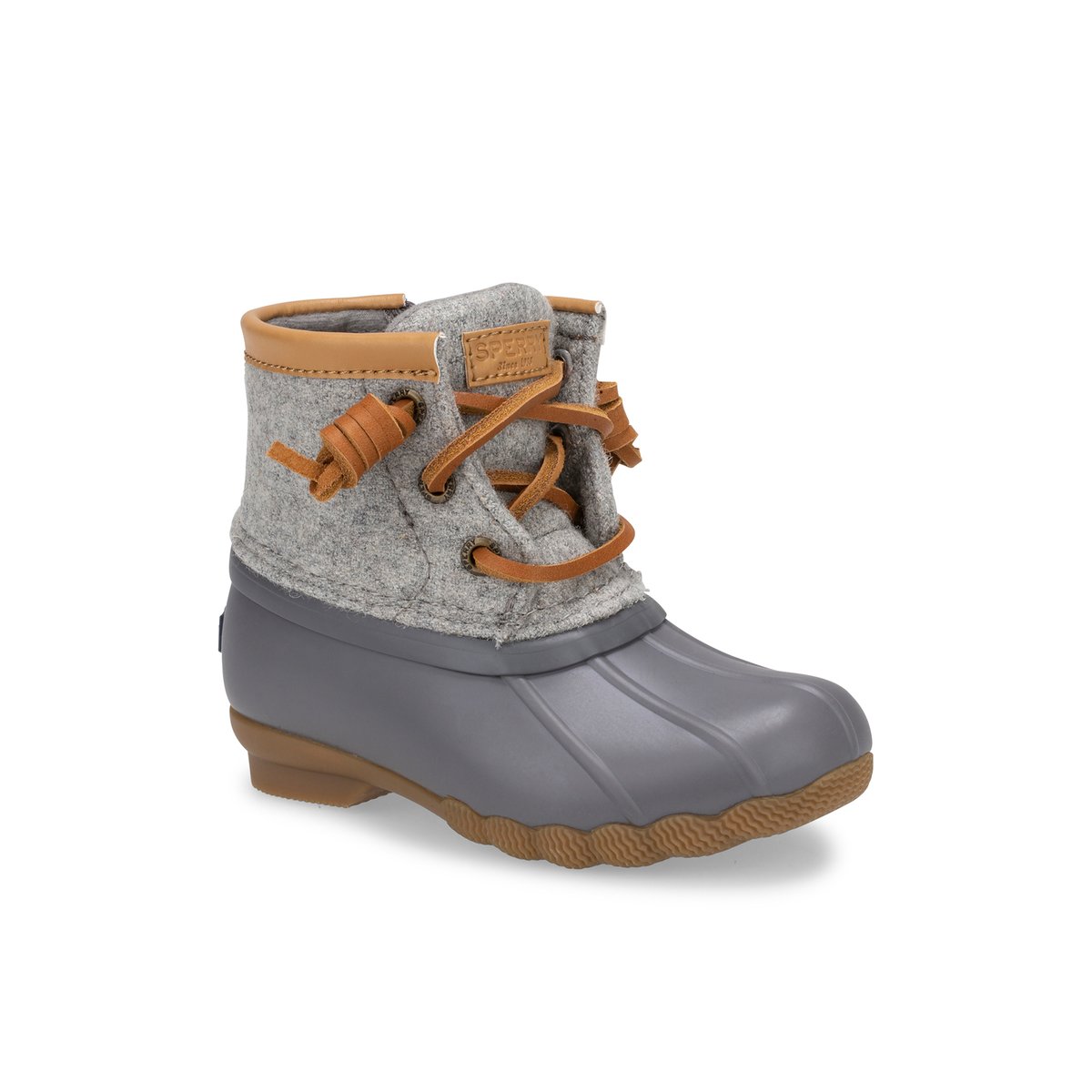 Sperry duck boots grey wool store