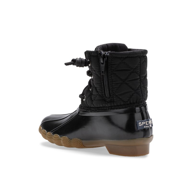 Sperry duck boots quilted black online