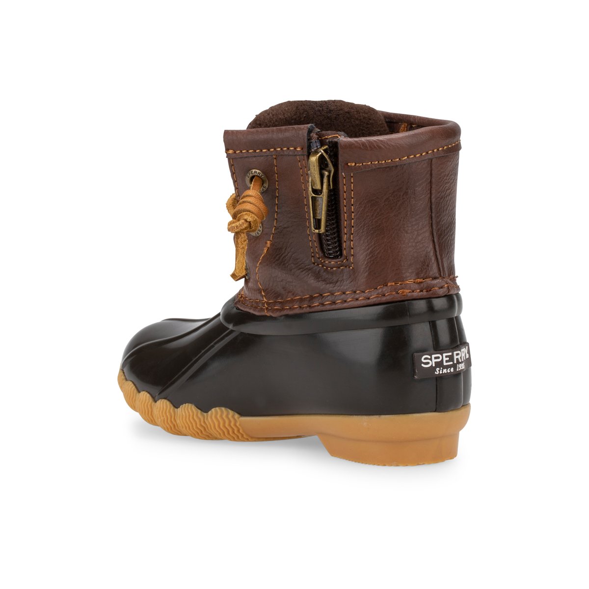 Saltwater Duck Boot Brown Kids Girls Sperry US