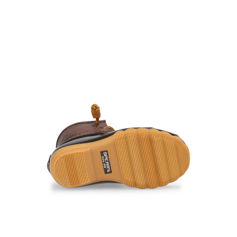 Sperry duck boots orange online