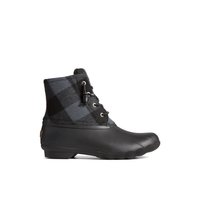 Buffalo check duck boots shop