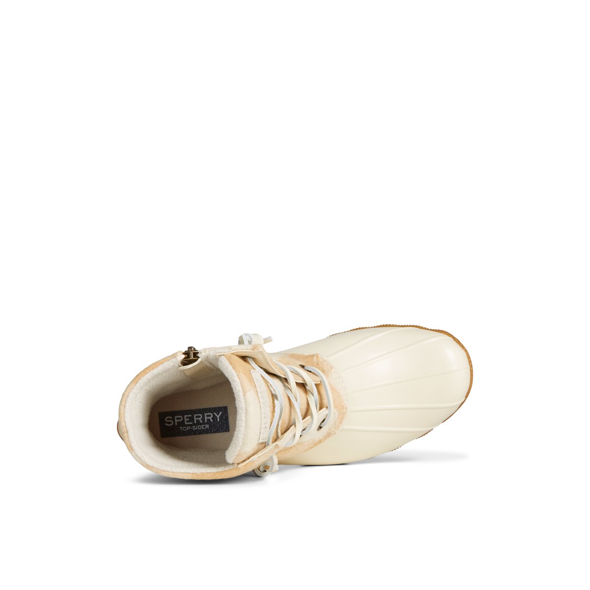 Sperry saltwater duck boots ivory 2025