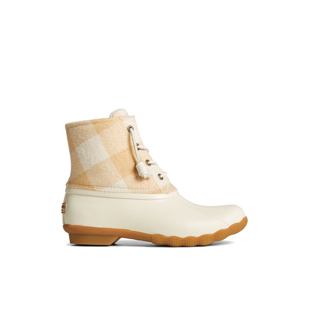 Sperry saltwater duck boots white hot sale