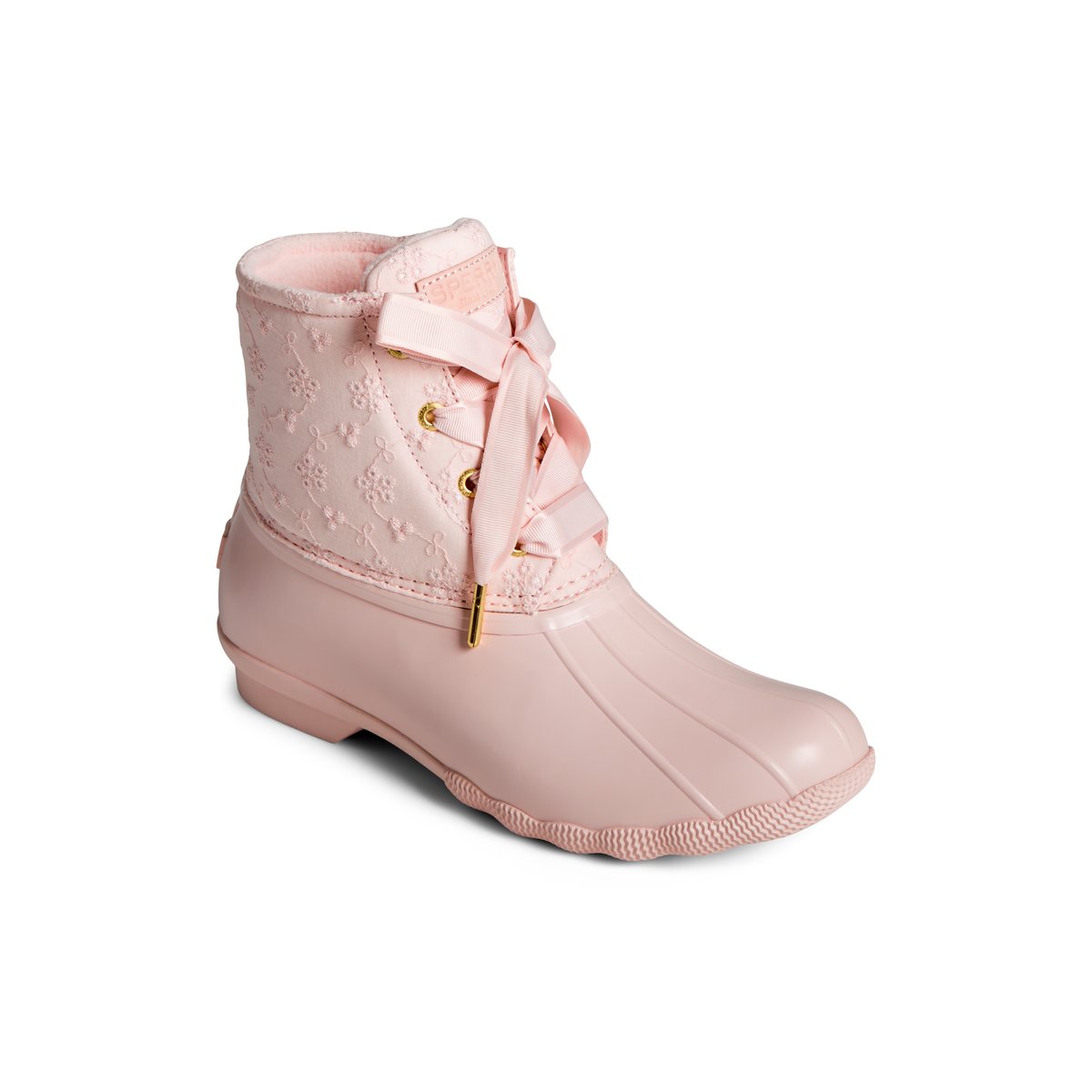 sperry duck boots women pink