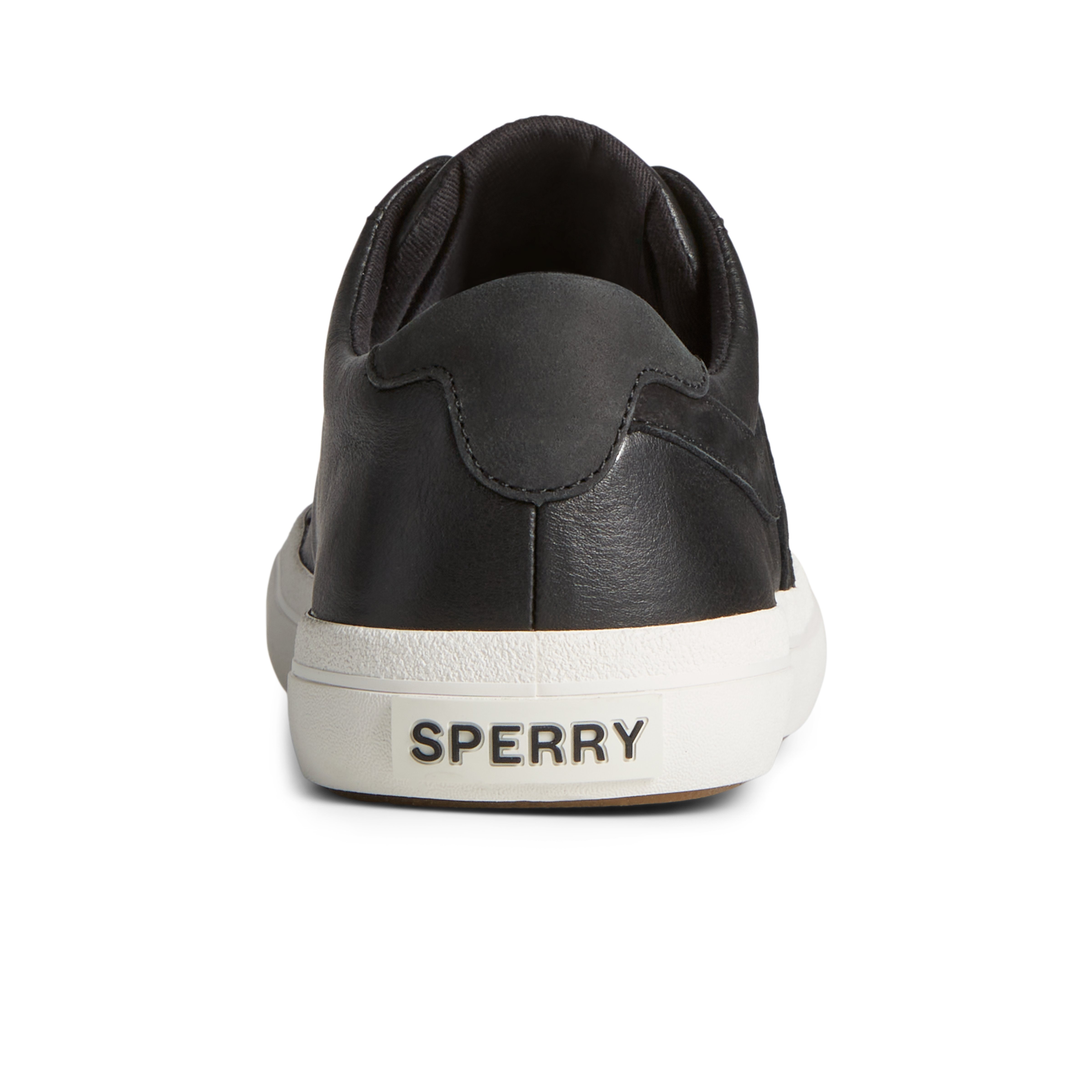 sperry leather sneakers womens