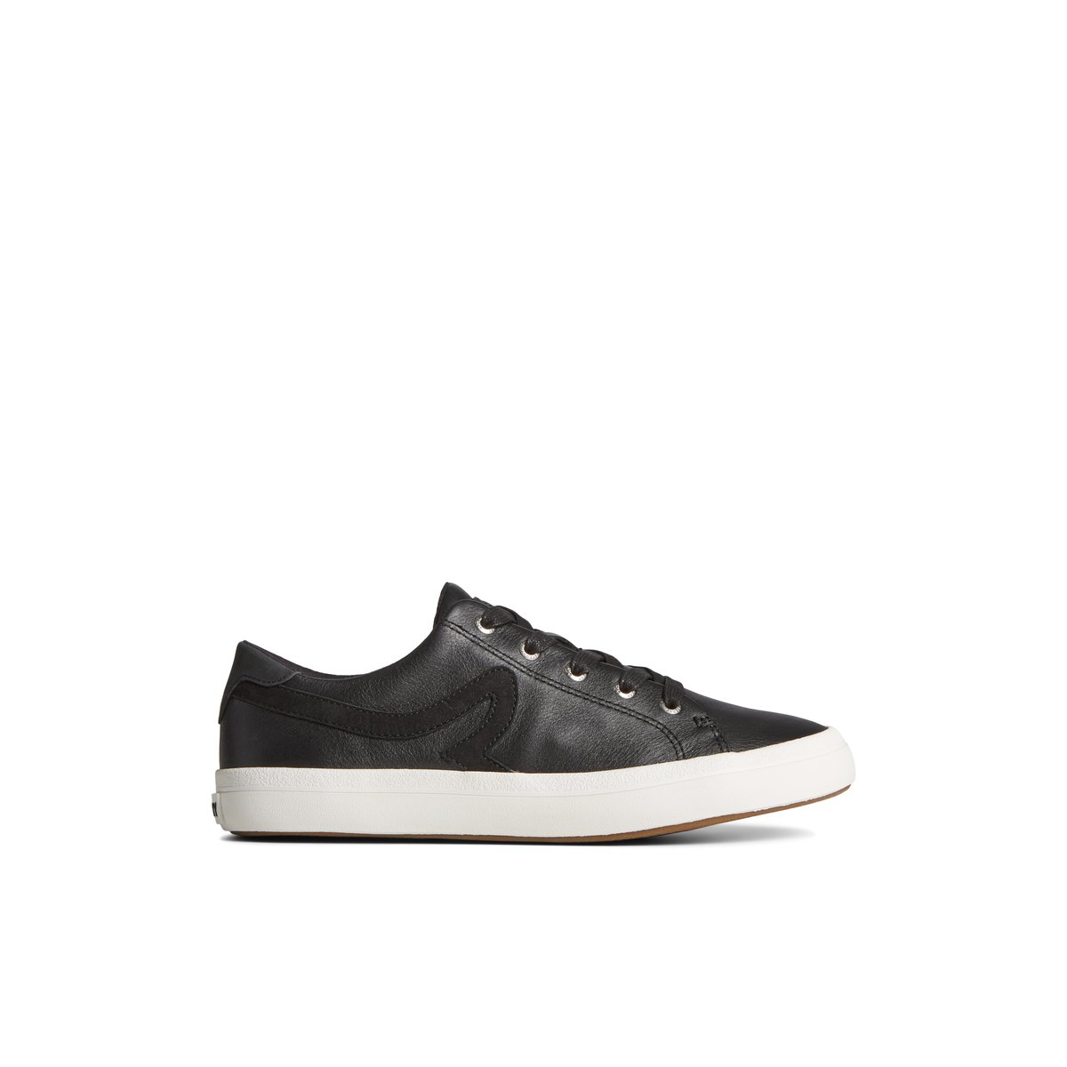 Sandy Leather Sneaker Black Women s Sneakers Sperry US