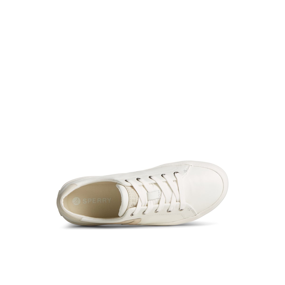 thumbnail image 2 of Sperry Women's Soletide Racy Sneaker - Sporty Low-Profile Perforated Leather Casual Shoes 2 of 10