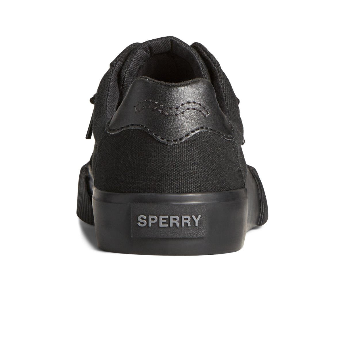 Sperry black sneakers clearance
