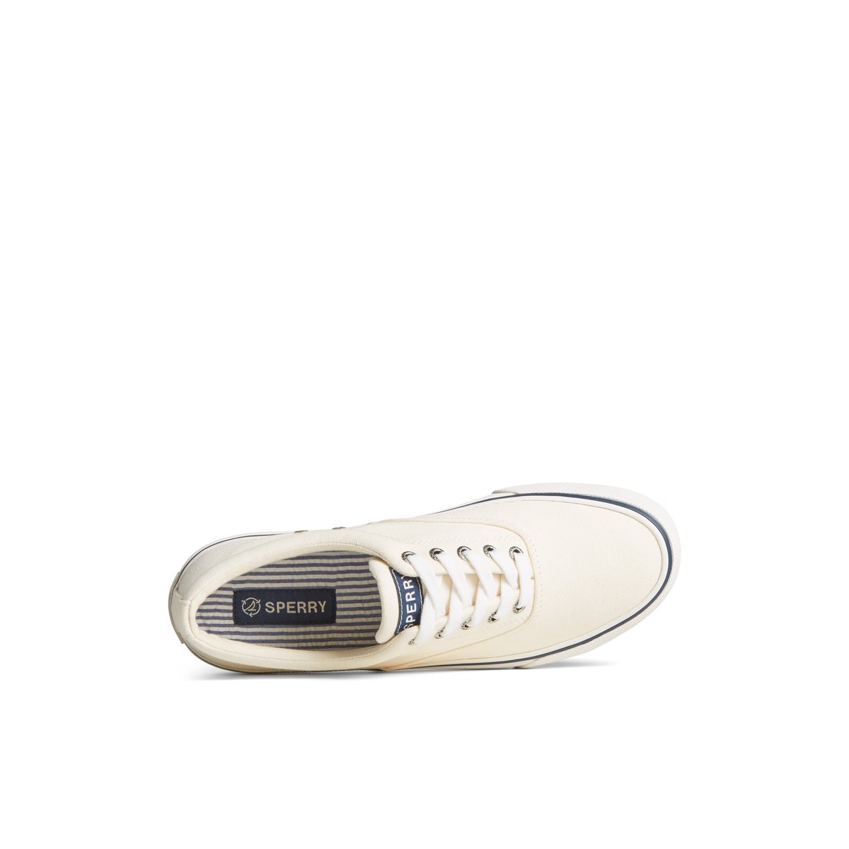 Sperry white canvas deals
