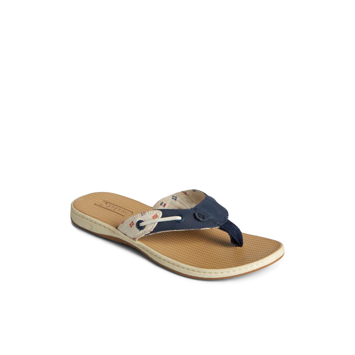 Seafish Nautical Flip Flop White Women s Sandals Sperry US