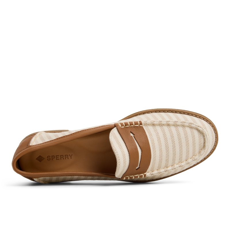 Seaportpenny_wm White/Bone Women's Oxfords & Loafers | Sperry US