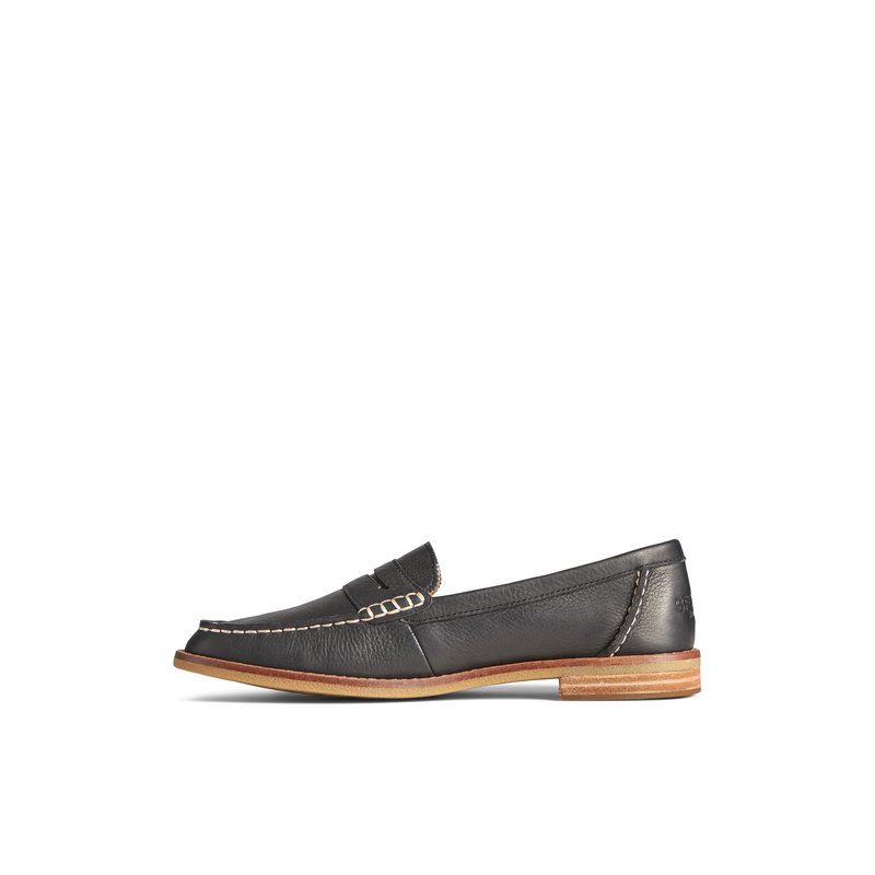 Seaport Penny Leather Loafer Black Women s Oxfords Loafers Sperry US