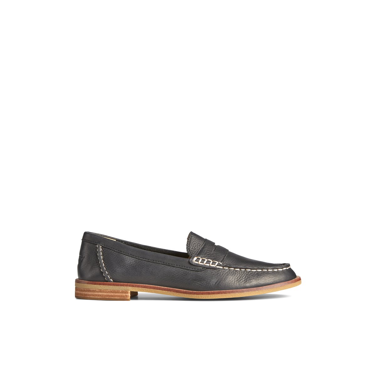 Seaport Penny Leather Loafer Black Women's Oxfords & Loafers