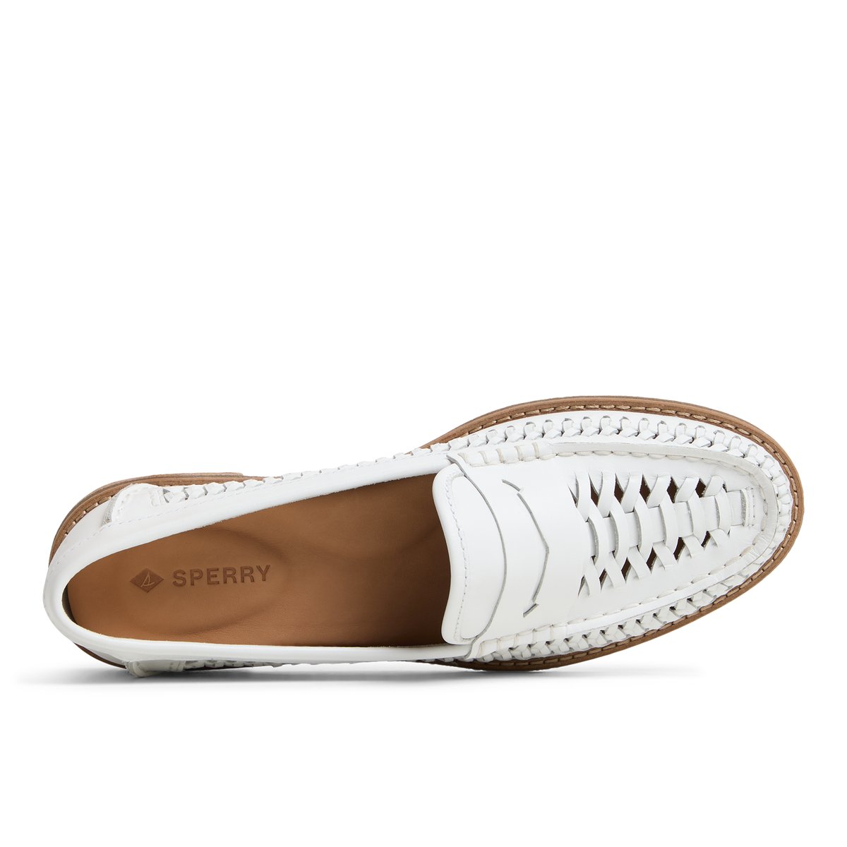 Seaportwoven_wm White Women's Oxfords & Loafers | Sperry US