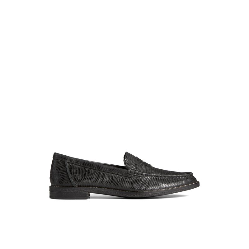 Sperry loafers womens black top